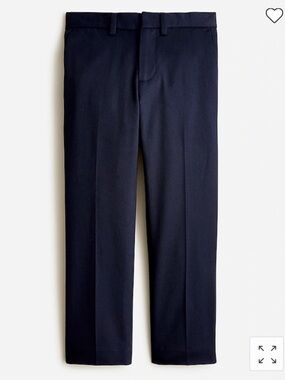 NWT Crewcuts Navy Wool Ludlow pants Sz 10 TORN